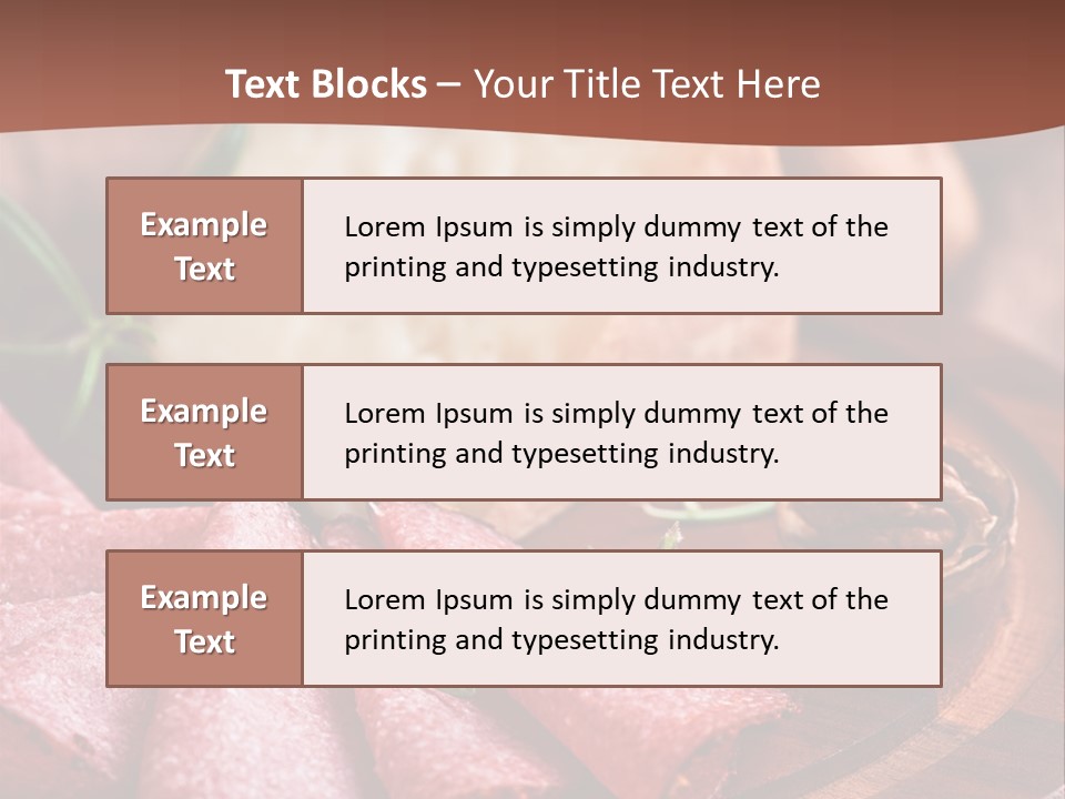 A Wooden Plate With Cheese And Nuts On It PowerPoint Template