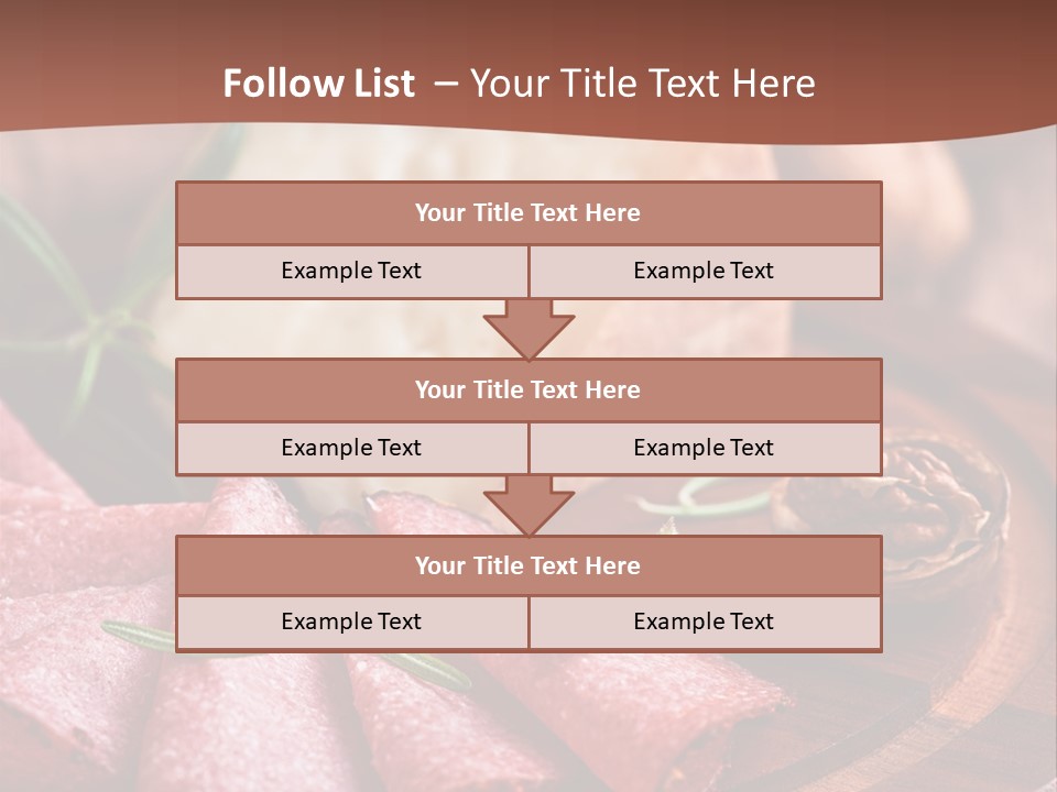 A Wooden Plate With Cheese And Nuts On It PowerPoint Template