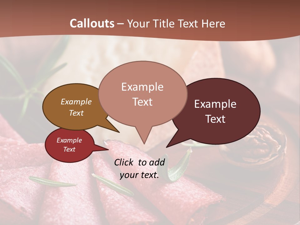 A Wooden Plate With Cheese And Nuts On It PowerPoint Template