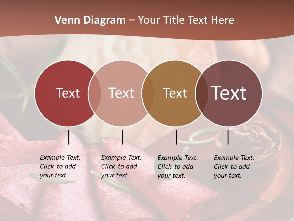 A Wooden Plate With Cheese And Nuts On It PowerPoint Template