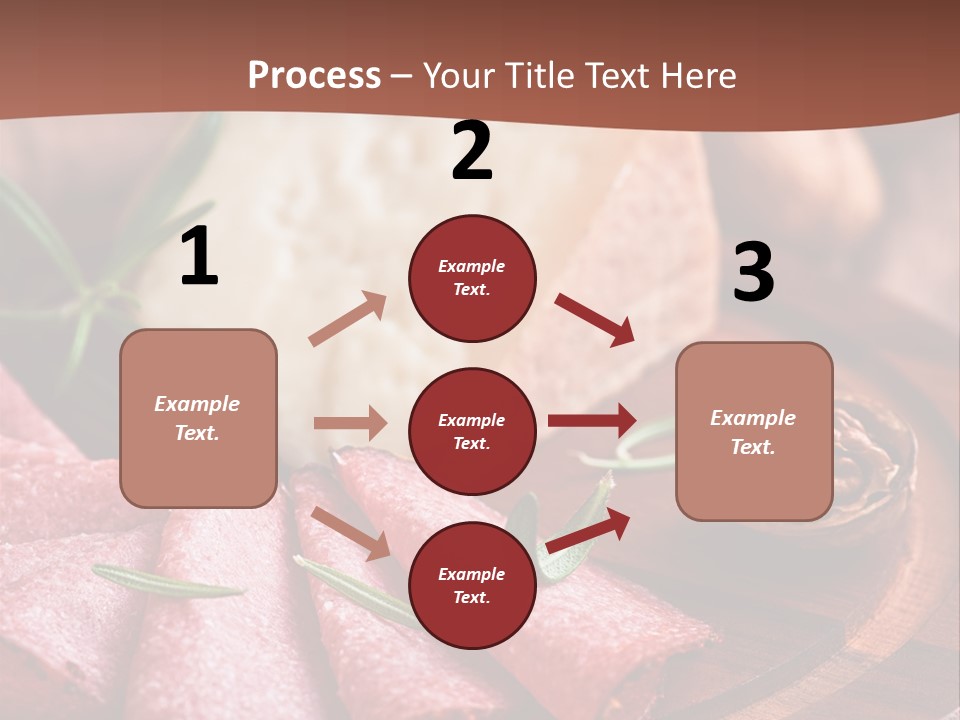 A Wooden Plate With Cheese And Nuts On It PowerPoint Template
