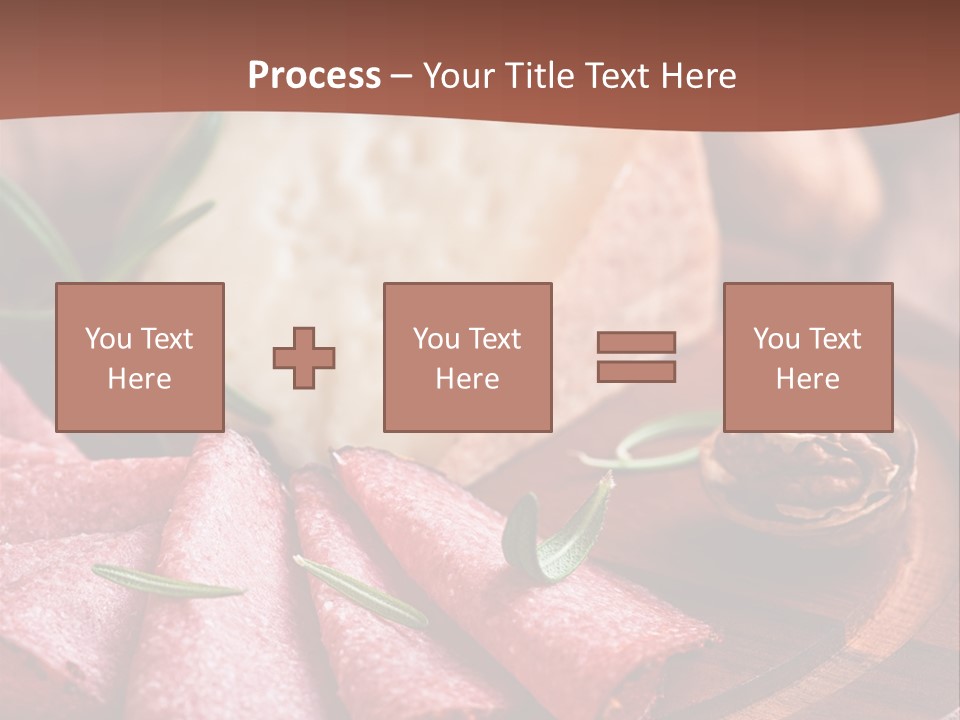 A Wooden Plate With Cheese And Nuts On It PowerPoint Template