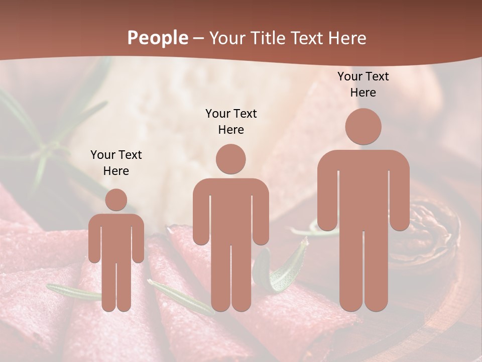 A Wooden Plate With Cheese And Nuts On It PowerPoint Template