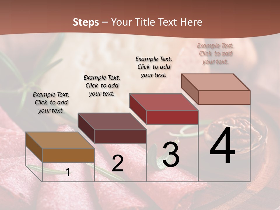 A Wooden Plate With Cheese And Nuts On It PowerPoint Template