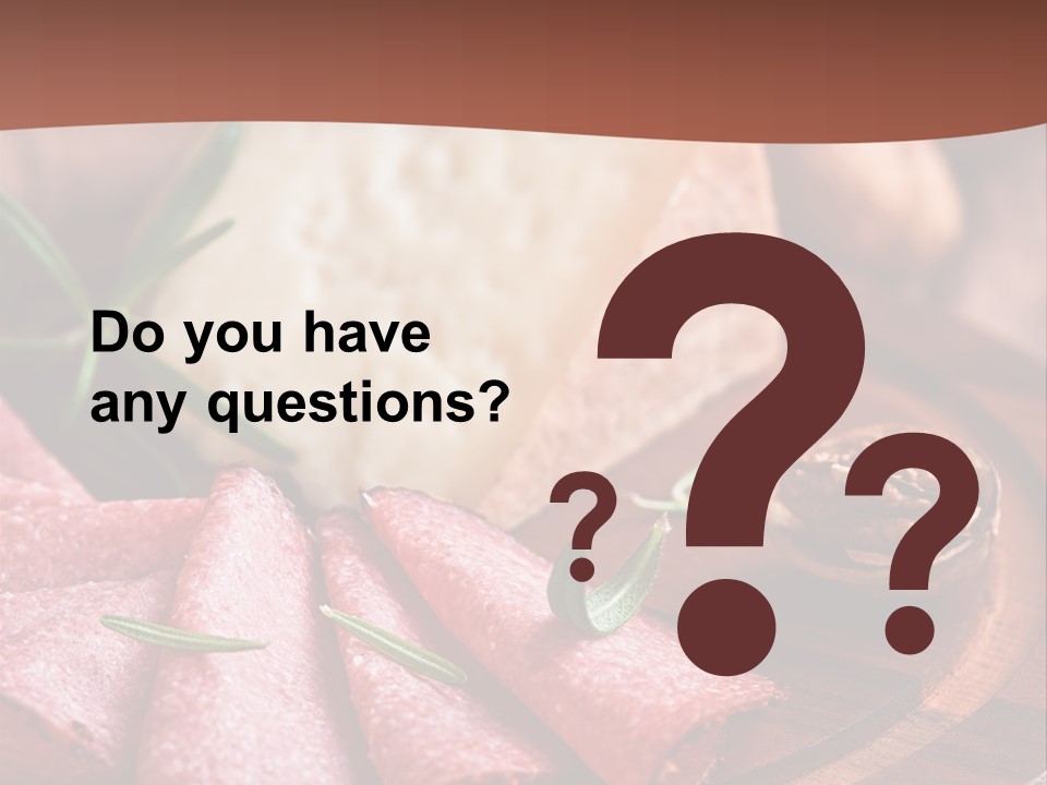 A Wooden Plate With Cheese And Nuts On It PowerPoint Template