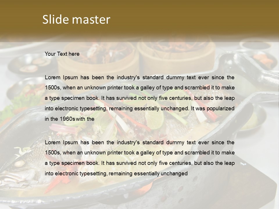 A Table Topped With Lots Of Different Types Of Food PowerPoint Template