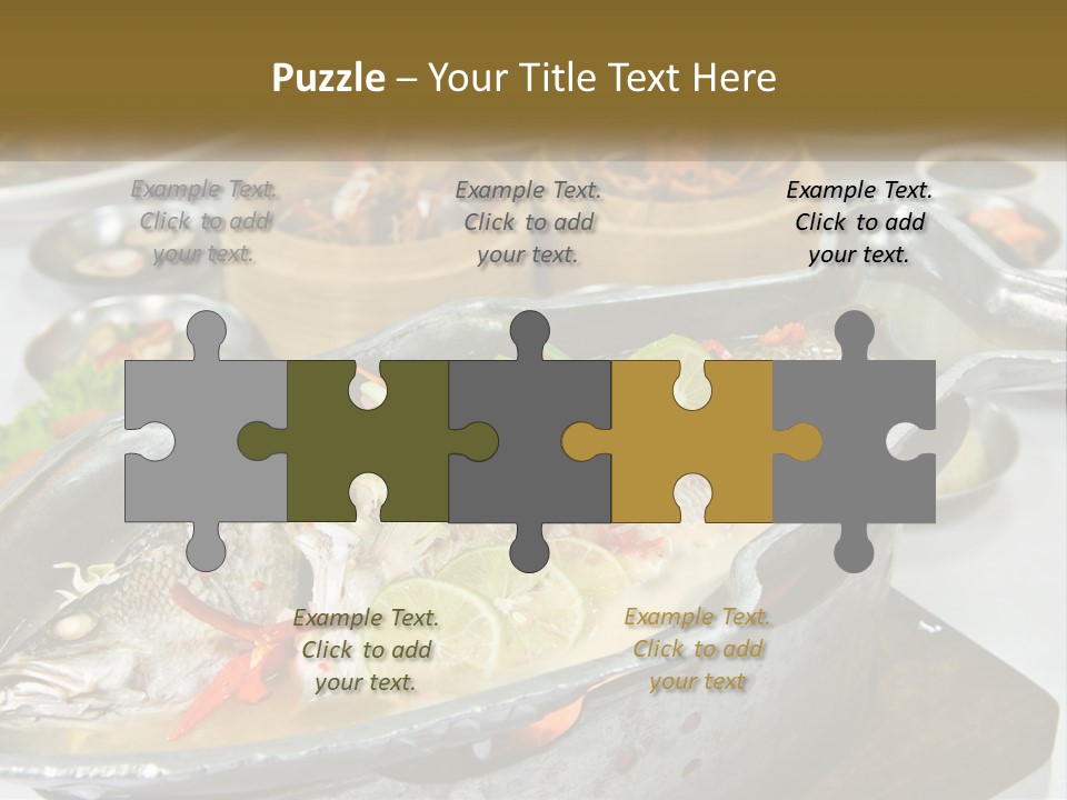 A Table Topped With Lots Of Different Types Of Food PowerPoint Template