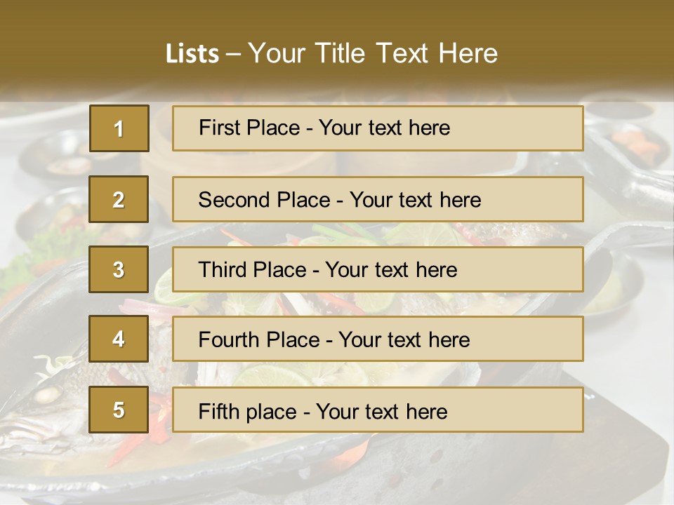 A Table Topped With Lots Of Different Types Of Food PowerPoint Template