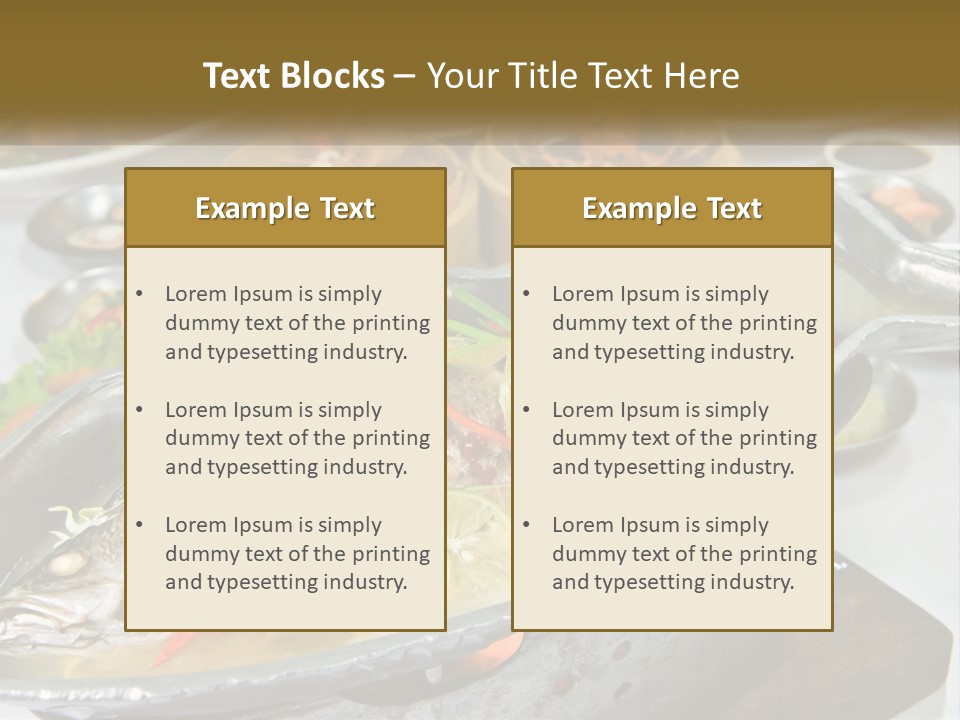 A Table Topped With Lots Of Different Types Of Food PowerPoint Template