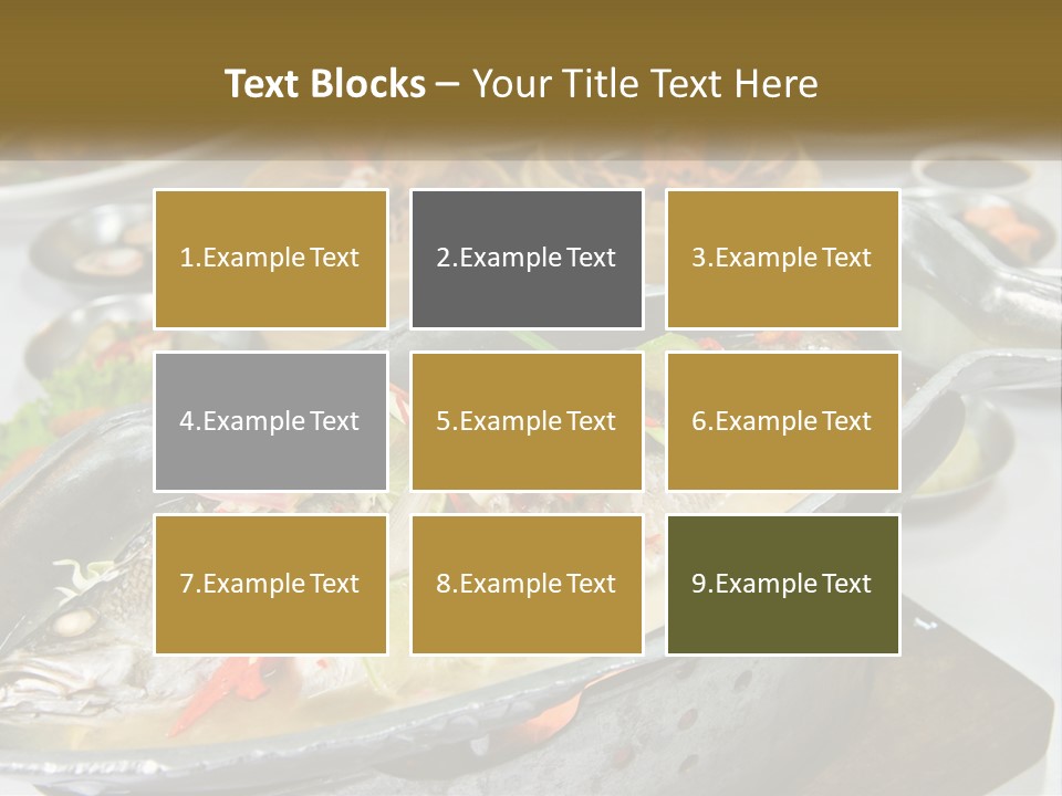 A Table Topped With Lots Of Different Types Of Food PowerPoint Template