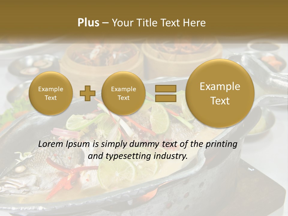 A Table Topped With Lots Of Different Types Of Food PowerPoint Template