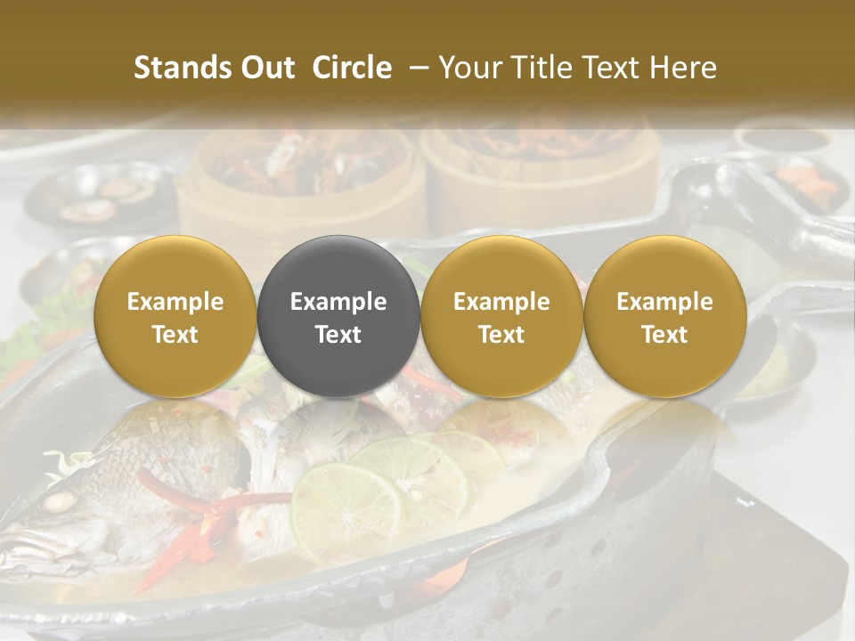 A Table Topped With Lots Of Different Types Of Food PowerPoint Template