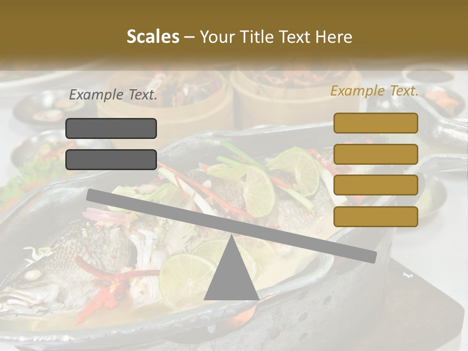 A Table Topped With Lots Of Different Types Of Food PowerPoint Template