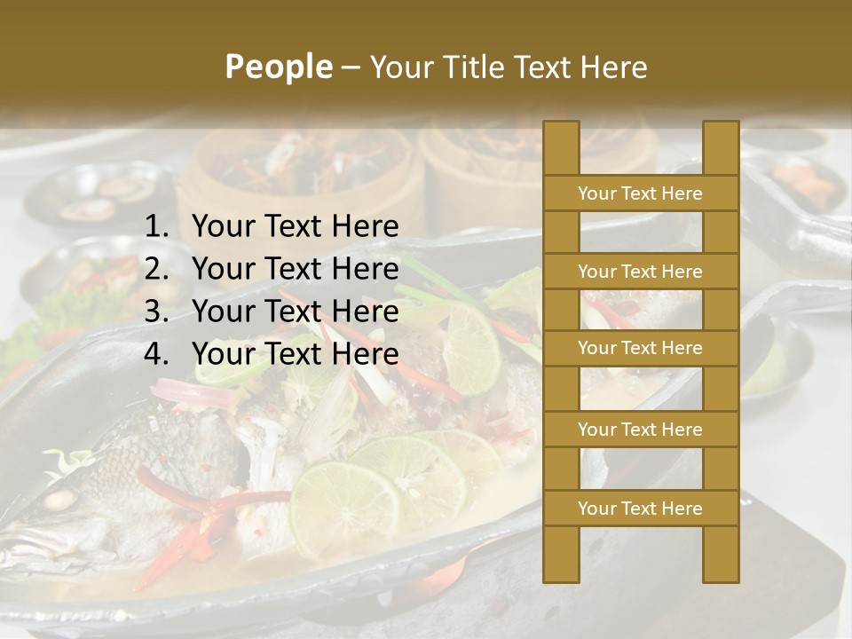 A Table Topped With Lots Of Different Types Of Food PowerPoint Template