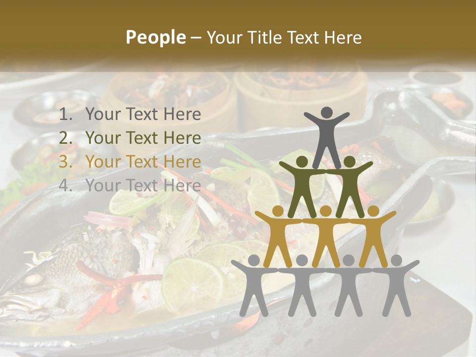A Table Topped With Lots Of Different Types Of Food PowerPoint Template