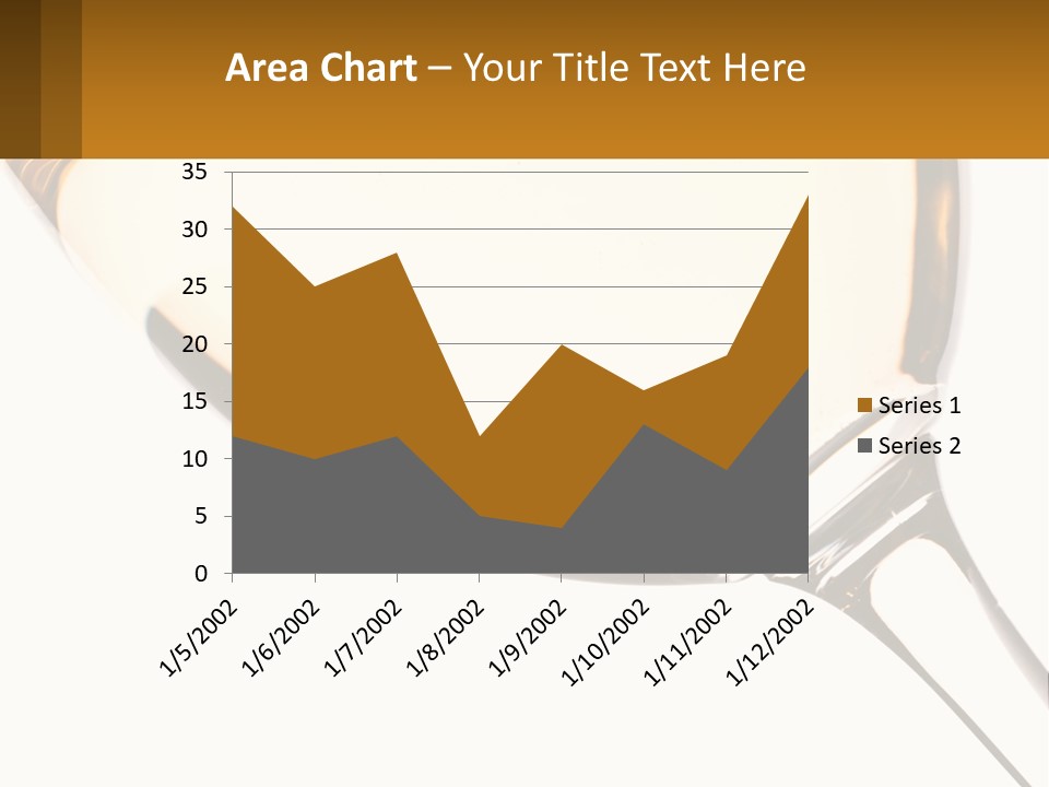 A Glass Of White Wine On A White Background PowerPoint Template