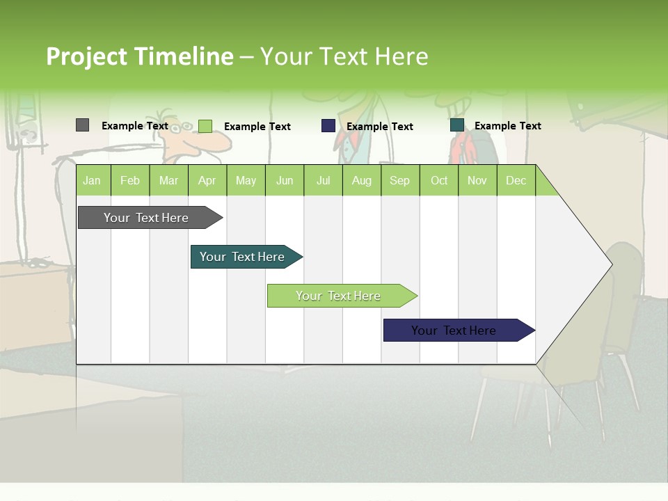 A Cartoon Of A Hospital Room With A Nurse And A Patient PowerPoint Template