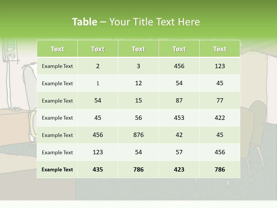 A Cartoon Of A Hospital Room With A Nurse And A Patient PowerPoint Template