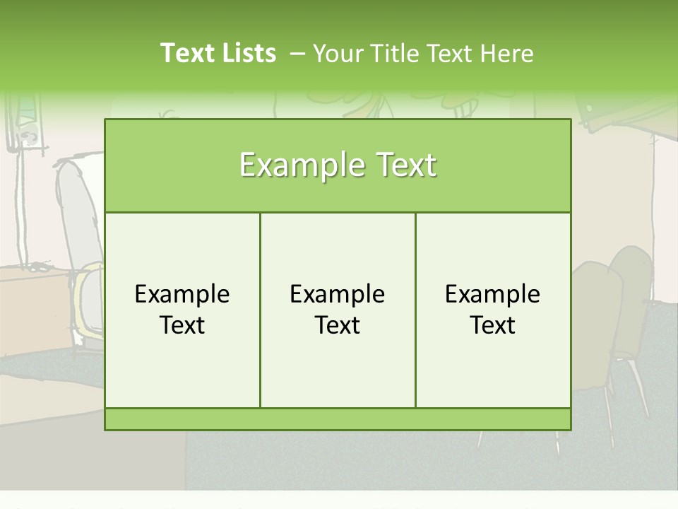 A Cartoon Of A Hospital Room With A Nurse And A Patient PowerPoint Template