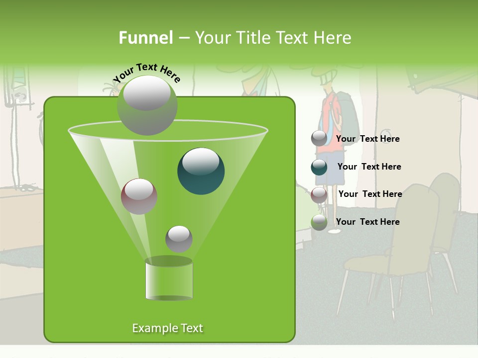 A Cartoon Of A Hospital Room With A Nurse And A Patient PowerPoint Template
