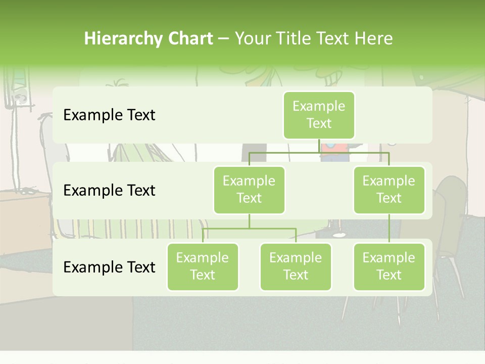 A Cartoon Of A Hospital Room With A Nurse And A Patient PowerPoint Template