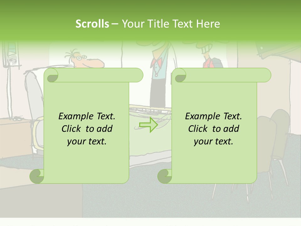 A Cartoon Of A Hospital Room With A Nurse And A Patient PowerPoint Template