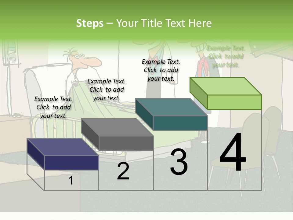 A Cartoon Of A Hospital Room With A Nurse And A Patient PowerPoint Template