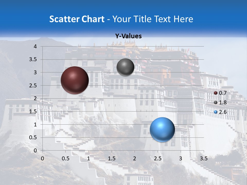 A Large White Building On Top Of A Mountain PowerPoint Template