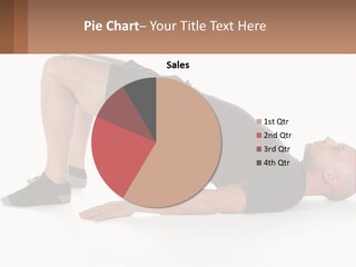 A Man In Black Shirt Doing A Yoga Pose PowerPoint Template