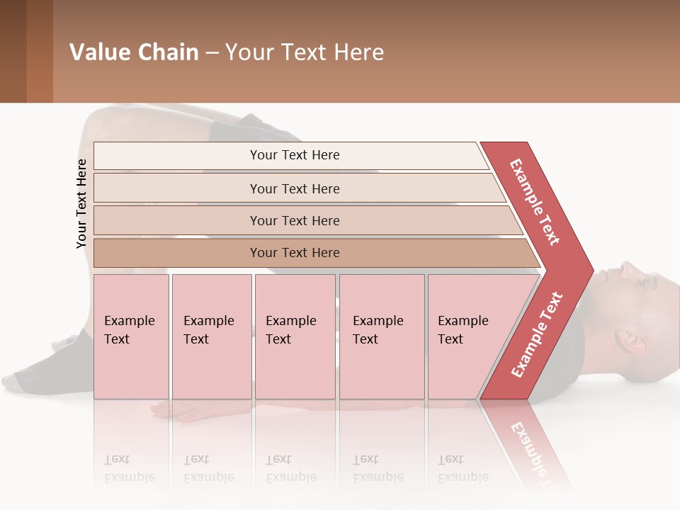 A Man In Black Shirt Doing A Yoga Pose PowerPoint Template