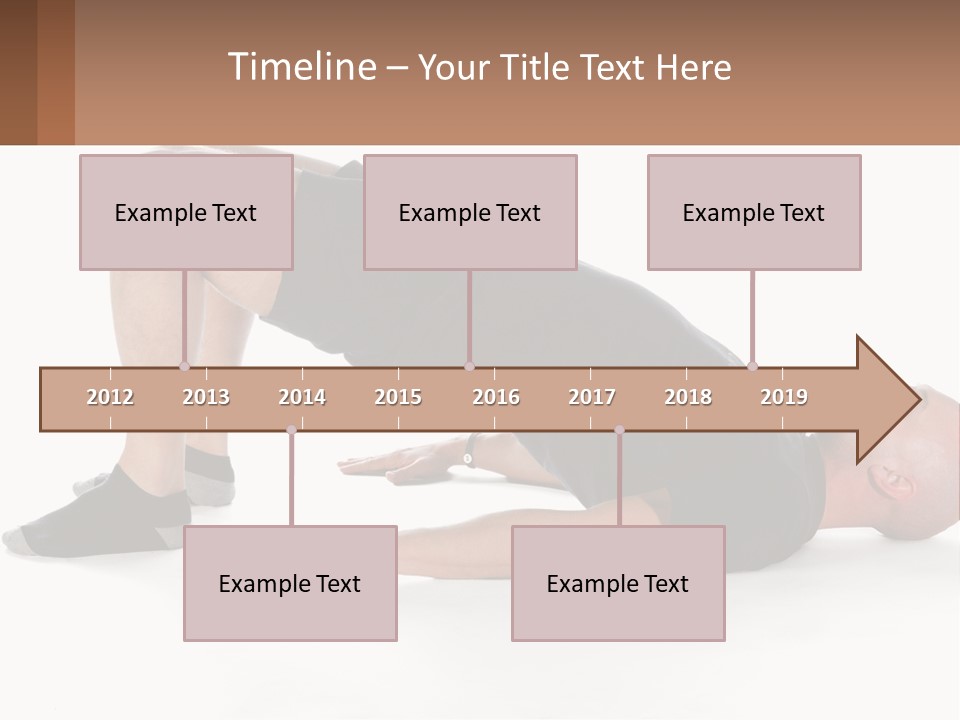 A Man In Black Shirt Doing A Yoga Pose PowerPoint Template
