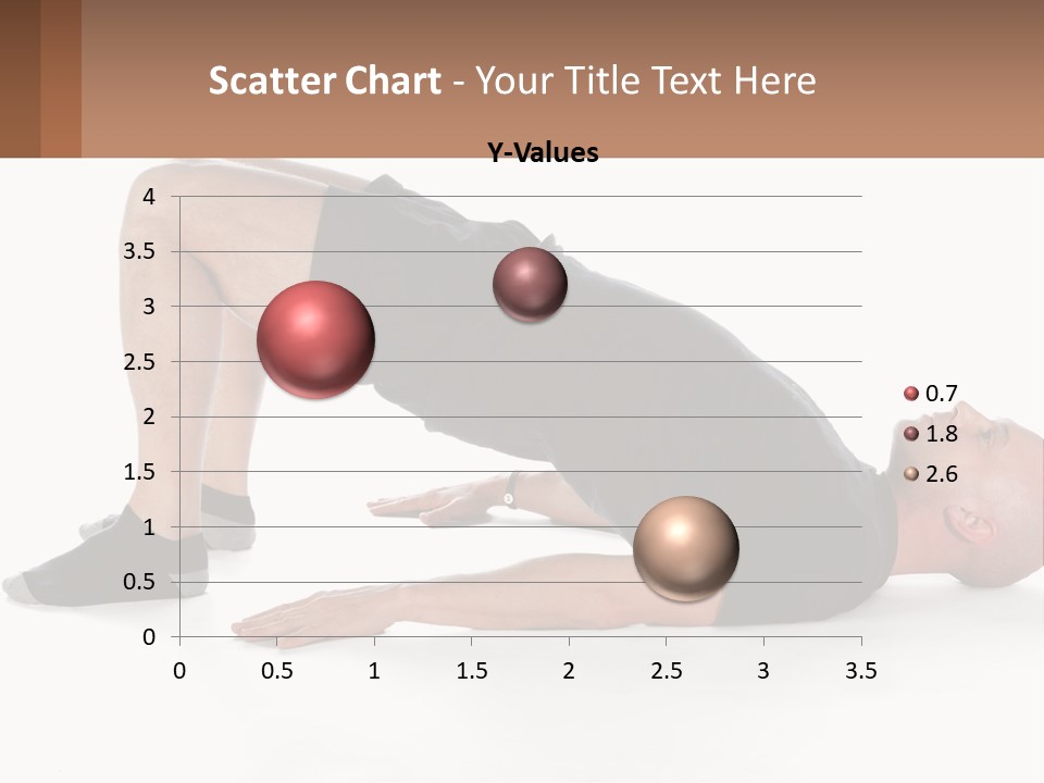 A Man In Black Shirt Doing A Yoga Pose PowerPoint Template