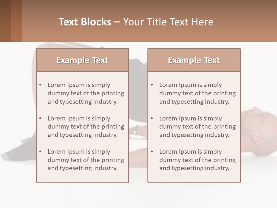A Man In Black Shirt Doing A Yoga Pose PowerPoint Template