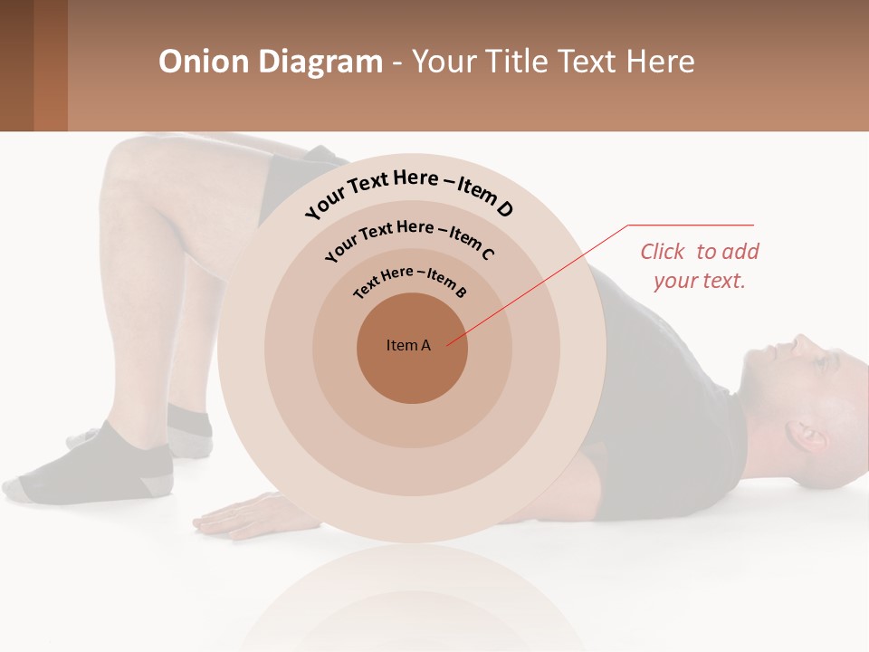 A Man In Black Shirt Doing A Yoga Pose PowerPoint Template