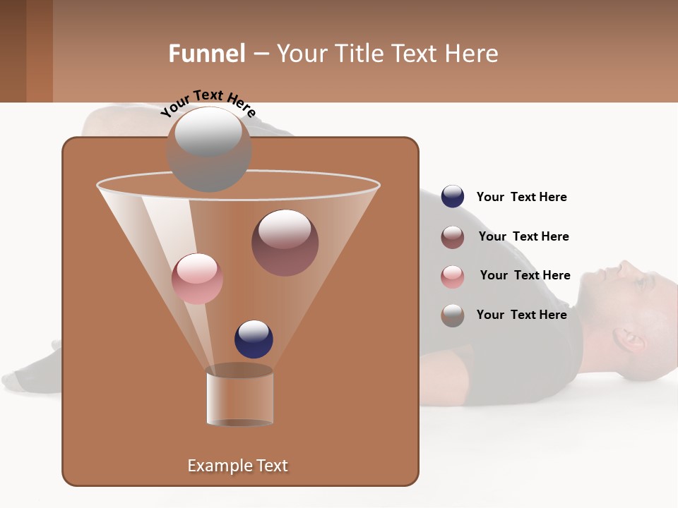 A Man In Black Shirt Doing A Yoga Pose PowerPoint Template