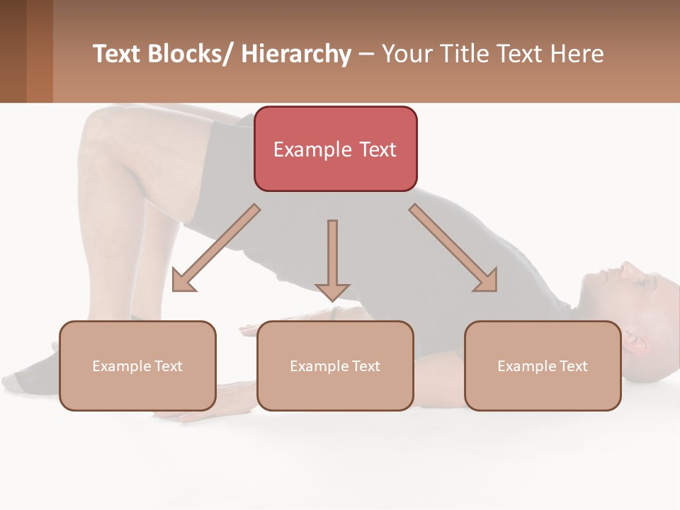 A Man In Black Shirt Doing A Yoga Pose PowerPoint Template