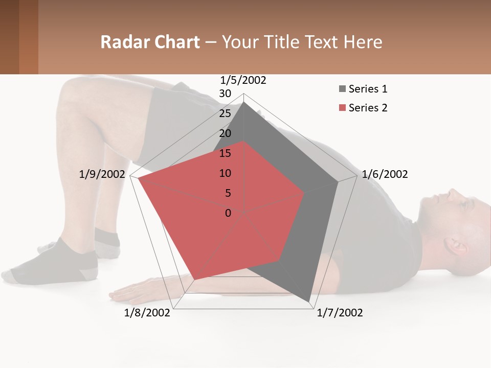 A Man In Black Shirt Doing A Yoga Pose PowerPoint Template