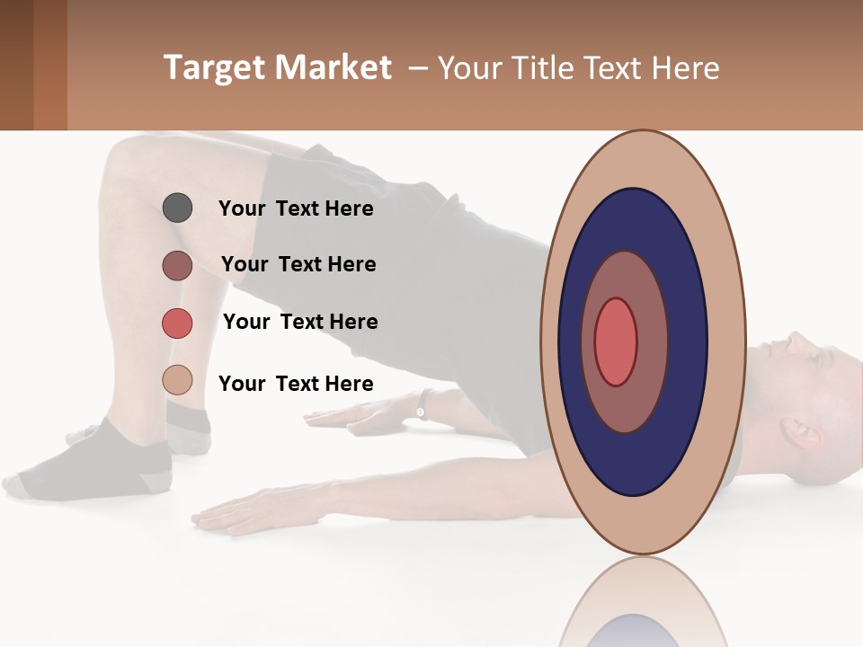 A Man In Black Shirt Doing A Yoga Pose PowerPoint Template