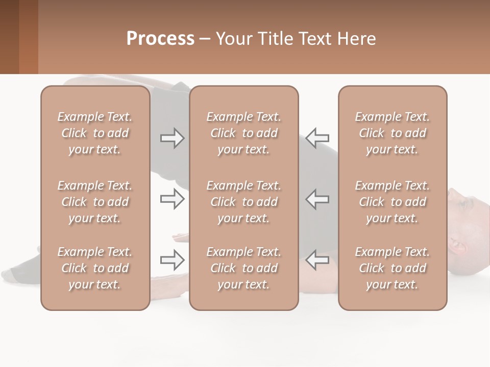 A Man In Black Shirt Doing A Yoga Pose PowerPoint Template