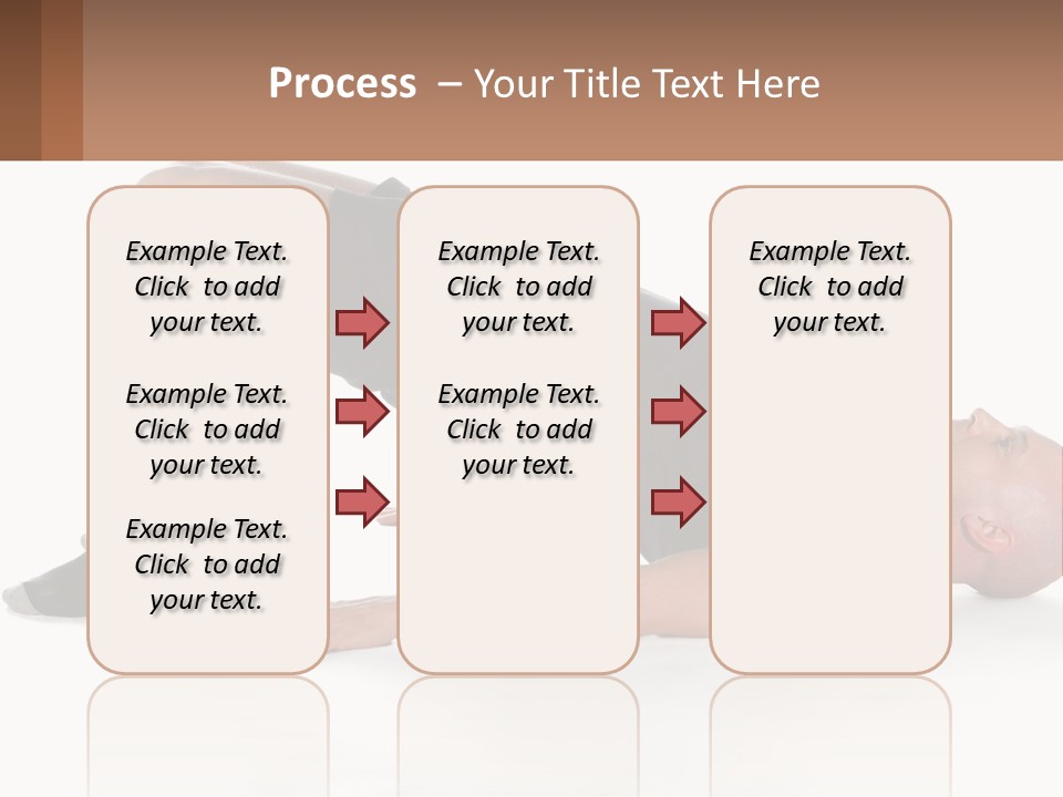 A Man In Black Shirt Doing A Yoga Pose PowerPoint Template
