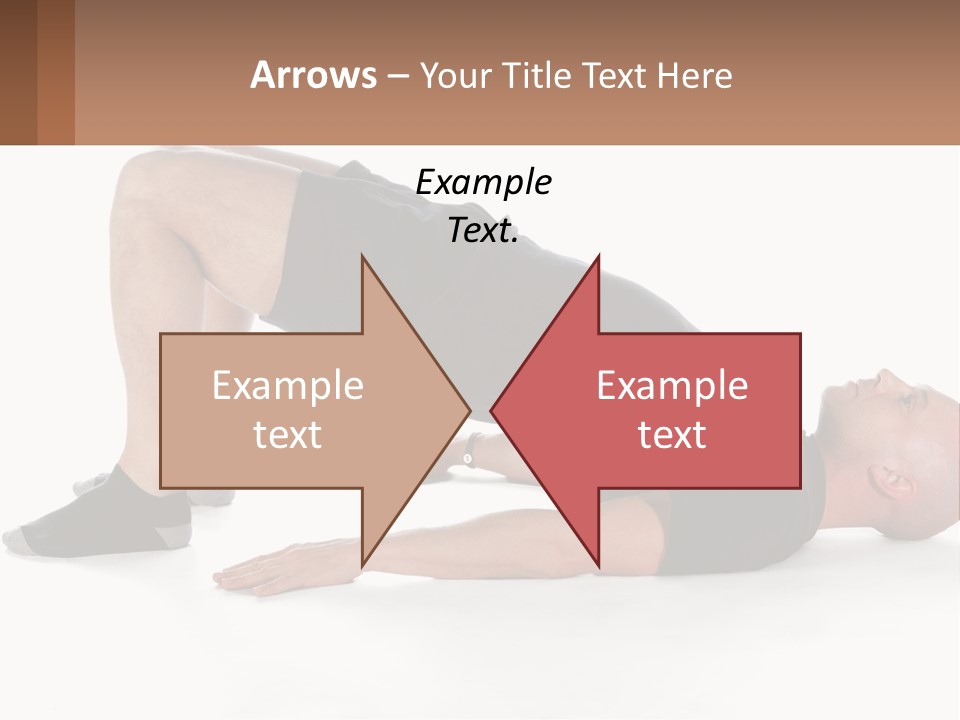 A Man In Black Shirt Doing A Yoga Pose PowerPoint Template