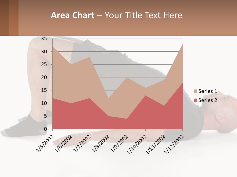 A Man In Black Shirt Doing A Yoga Pose PowerPoint Template
