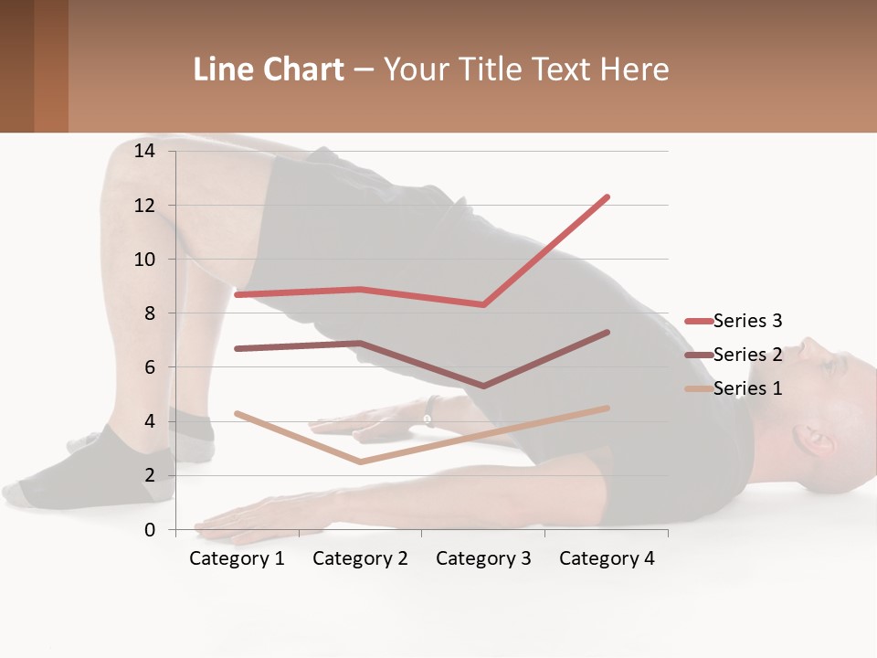 A Man In Black Shirt Doing A Yoga Pose PowerPoint Template