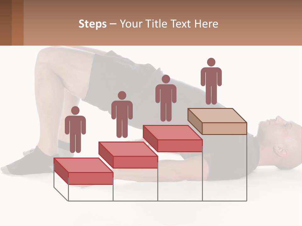 A Man In Black Shirt Doing A Yoga Pose PowerPoint Template