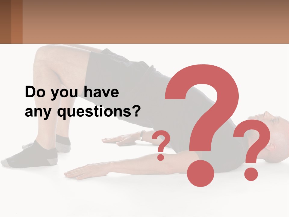 A Man In Black Shirt Doing A Yoga Pose PowerPoint Template