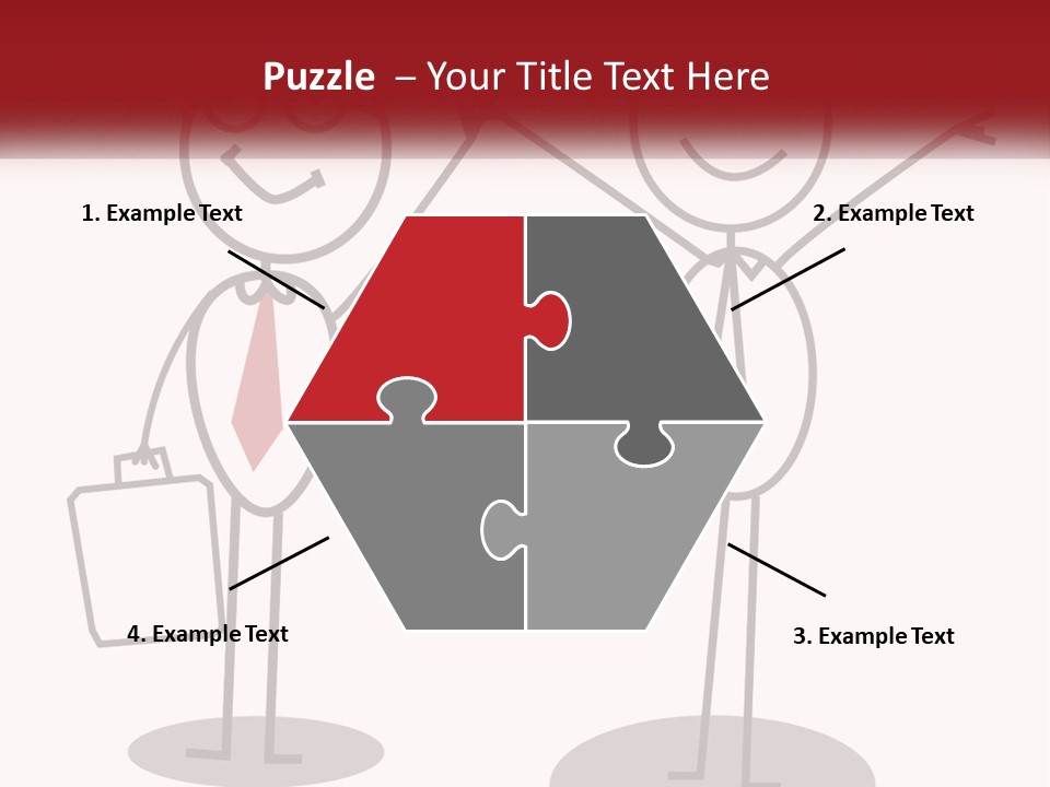 A Couple Of People Are Standing Next To Each Other PowerPoint Template