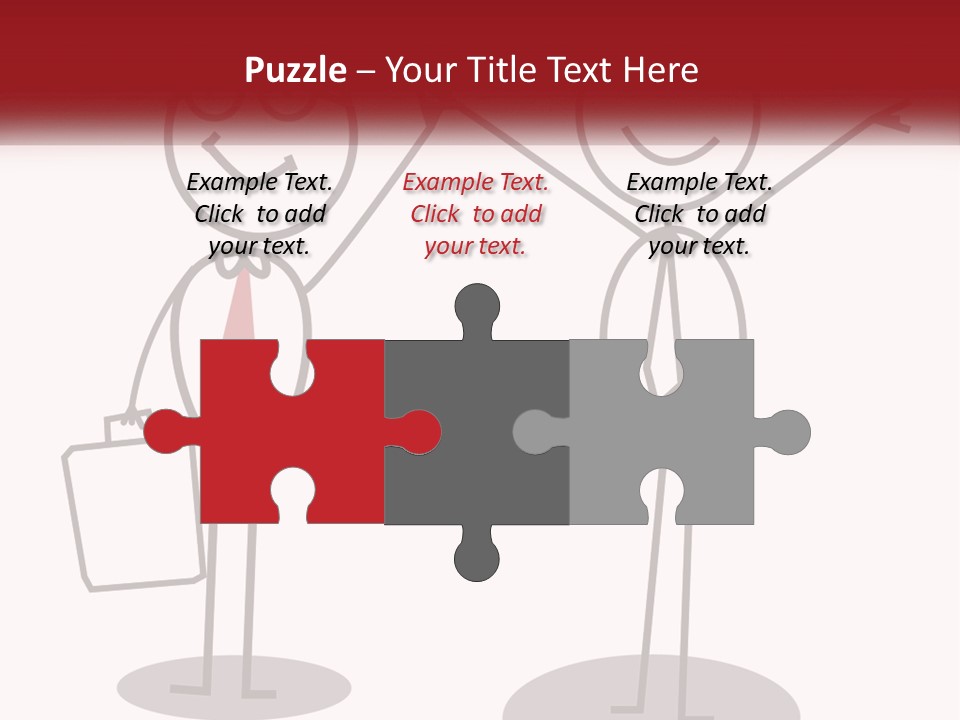 A Couple Of People Are Standing Next To Each Other PowerPoint Template