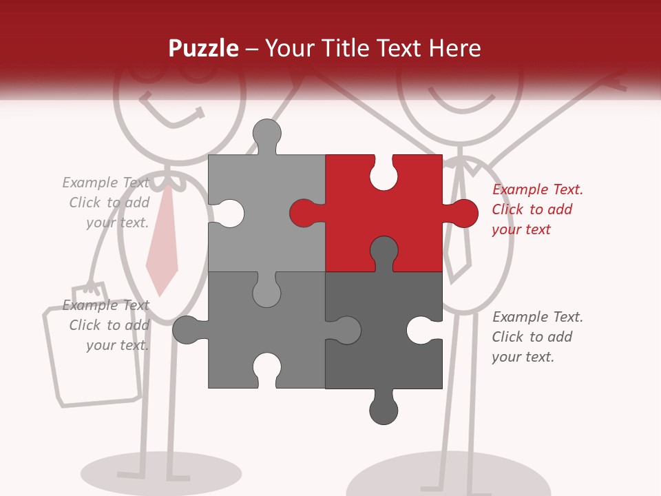 A Couple Of People Are Standing Next To Each Other PowerPoint Template