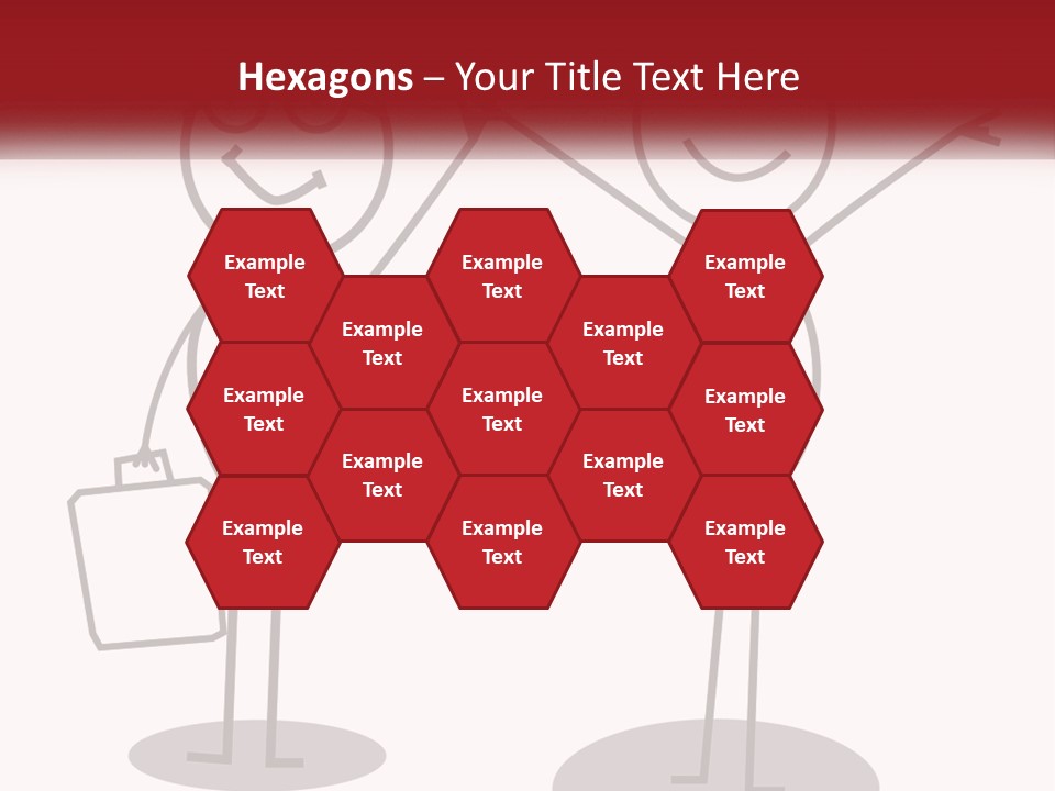 A Couple Of People Are Standing Next To Each Other PowerPoint Template