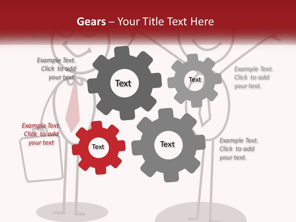 A Couple Of People Are Standing Next To Each Other PowerPoint Template